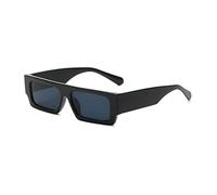 Long Keeper Occhiali da Sole Rettangolari Donna Uomo Retrò Aesthetic Unisex Occhiali da Sole Quadrati Funky Moda UV400 Protezione