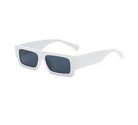 Long Keeper Occhiali da Sole Rettangolari Donna Uomo Retrò Aesthetic Unisex Occhiali da Sole Quadrati Funky Moda UV400 Protezione