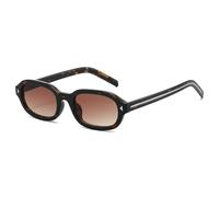 Long Keeper Occhiali da sole rettangolari retrò per donne e uomini piccoli occhiali da sole quadrati stretti alla moda Y2K anni '90 occhiali colorati occhiali vintage protezione UV400, Montatura