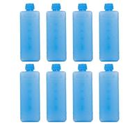 Long-Lasting Freezer Blocks, Compact Cooling Bricks | 8-Piece Cold Storage Solution for Lunch Boxes, Beverage Bags, Outdoor Picnic, Travel Coolers, Camping Fishing Beach Use