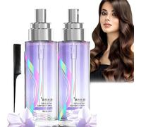 Long-Lasting Lightweight Hair Soft Essential Oil Spray, Fluffy Volumizing Hair Spray, Smooth Frizz and Add Shine, Long Lasting Refreshing Hair Care Essential Oil Spray, For All Hair Types (Bluebell*2)