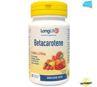 Long Life Betacarotene 25.000 - 30 cpr Benessere della pelle