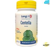 Long Life Centella - 60 caps Funzione del microcircolo ed anti cellulite