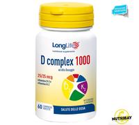 LONG LIFE D COMPLEX 1000 U.I. - 60 cpr INTEGRATORE DI VITAMINA D3 + K2