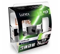 Long Life Lampada alogena H3 H3LL 3000K LUNEX