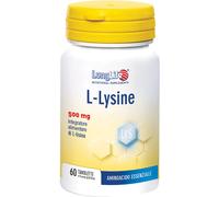 Long Life - Integratore alimentare - L-Lisina 500 mg - 60 tavolette - per cute e capelli