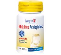 LongLife® Milk Free Acidophilus | A base di Lactobacillus acidophilus LA 3 | 5 miliardi UFC | Benessere dell'intestino | Fino a 2 mesi di trattamento | Vegano e senza glutine
