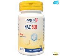 Long Life Nac 600 mg - 60 caps Antiossidante naturale