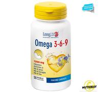 LONG LIFE OMEGA 3-6-9 1200 mg 50 perle DI OLIO DI PESCE BORRAGINE LINO