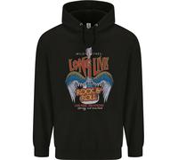 Long Live Rock N Roll Heavy Metal Guitar Felpa Uomo