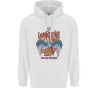 Long Live Rock N Roll Heavy Metal Guitar Felpa Uomo