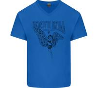 Long Live Rock N Rotolo Angel Uomo Scollo A V Cotone T-Shirt