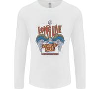 Long Live Rock N Rotolo Heavy Metal Chitarra Uomo Maniche