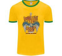 Long Live Rock N Rotolo Heavy Metal Chitarra Uomo Ringer Fotl