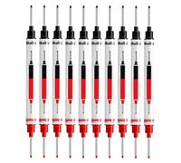 Long Nib Marker - Carpenter Ink Pen Set, Deep Hole 21mm Precision Marking Tool, Construction Woodworking Carpentry Layout Writing, Framing Welding Automotive Repair Durable Industrial Use Marker Kit