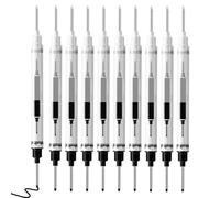 Long Nib Marker - Carpenter Ink Pen Set, Deep Hole 21mm Precision Marking Tool, Construction Woodworking Carpentry Layout Writing, Framing Welding Automotive Repair Durable Industrial Use Marker Kit