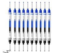 Long Nib Marker, Deep Hole Ink Pen, Carpenter Waterproof Marker, Precision Industrial Tool, Heavy Duty Layout Pen for Construction Woodworking Carpentry Painting Framing Welding Automotive Use