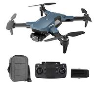 Long Range Drones with Camera for Adults 6k Dual Camera ESC Anti-Shake GPS Drone Brushless Motor Positioning Remote Control Quadcopter (Blue 1 BATTERY)