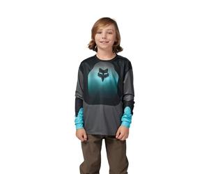 Long Sleeve Cycling Jersey Fox Junior Ranger Revise Teal YM