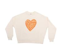 Long sleeves hoodie orange Size L-XL - Self-love is your superpower
