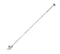 Long Stirring Spoon | Stainless Steel Extending Bar Spoons,Mixing Spoon for Drinks and Cocktails, Extendable Tableware for Barbecue, Picnic and Travel