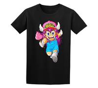 LONG TA Men's Arale Norimaki Dr. Slump Regular Fit T Shirt L Black M