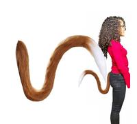 Long Tail - Cat Tail Costume , Long Plux Animal Tail, Cosplay Anime Dress Up - Party Long Cat - Tail per Halloween, Pasqua. Gli amanti dei gatti possono fas, Fancy Down Party