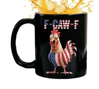 Long-term Use: The Chicken Coffee Mug combines excellent ceramic workmanship with high-temperature resistant, ensuring safe use in both microwaves and dishwashers
