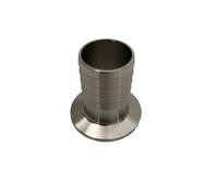 Long type 38mm Hose Barb x 1.5" (OD50.5mm) Tri Clamp SUS 304 Stainless Steel Fitting Homebrew