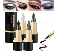 Long Wear Gel Eyeliner, Natural Black Eyeliner Cream, Gel Eyeliner Pencil, Smokey Eyeshadow Palette Stick, Waterproof Long Wear Eyeliner Pencil, Waterproof Smudge Proof (Mixed, 4 pezzi)