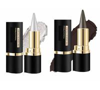 Long Wear Gel Eyeliner, Natural Black Eyeliner Cream, Gel Eyeliner Pencil, Smokey Eyeshadow Palette Stick, Waterproof Long Wear Eyeliner Pencil, Waterproof Smudge Proof (01#+02#, 2 pezzi)