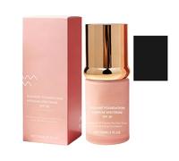 Long-Wear Waterproof, Face Make Up Foundation, 30ml Liquid with Brightening Base, Liquid Concealer Makeup, Beauty with Radiant Style, Traveling Supply for Girlfriend and Wife
