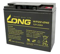LONG WP22-12NE BATTERIA AL PIOMBO 12 V 22 AH PIOMBO-AGM L X A P 181 MODELLISMO