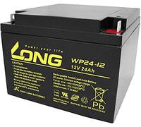 Long WP24-12 WP24-12 Batteria al piombo 12 V 24 Ah Piombo-AGM (L x A x P) 166 x 125 x 175 mm Vite M5 certificazione VDS,