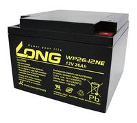 Long WP26-12NE Batteria al piombo 12 V 26 Ah Piombo-AGM (L x A x P) 166 x 125