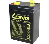 Long WP4.5-6 Batteria al piombo 6 V 4.5 Ah Piombo-AGM (L x A x P) 70 x 106 x