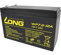 LONG WP7.2-12A/F2 BATTERIA AL PIOMBO 12 V 7.2 AH PIOMBO-AGM L X A MODELLISMO