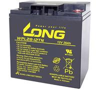 Long WPL28-12TN Batteria al piombo 12 V 28 Ah Piombo-AGM (L x A x P) 166 x 17