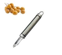 Longan Corer - Corer E Pelapatate Per Frutta Facili Da Usare, Strumento Per Denocciolare Le Verdure | Dispositivo Per La Rimozione Del Nucleo In Acciaio Inossidabile Per La Preparazione Di Dessert, Li