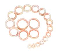 Longbeauty 20pcs Tunnel Kit 2g-1" Silicone Ear Skin Calibri Tappi Orecchio Expander Stretching Set, Silicone