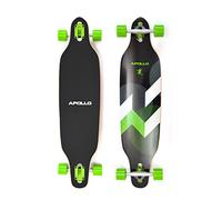 Longboard Apollo SUVA Special Edition Tavola Completa con Cuscinetti a Sfera ABEC High Speed incl. Skate T-Tool, Drop Through Freeride Skating Cruiser Boards Tavole