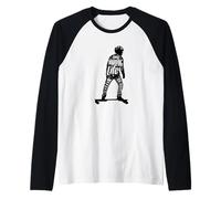 Longboard Lifstyle - Skateboard Life Freedom Maglia con Maniche Raglan