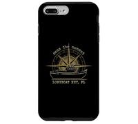 Longboat Key Florida Seas the Moment Distressed Design Custodia per iPhone 7 Plus/8 Plus