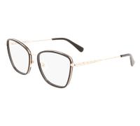 LONGCHAMP Donna LO2150 001 Montature da vista Metallo Nero Farfalla Normale Fotocromatiche