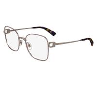 LONGCHAMP Donna LO2163 772 Montature da vista Metallo Oro Squadrata Normale Normale