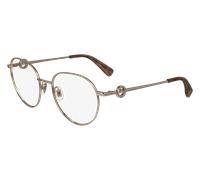 LONGCHAMP Donna LO2165 770 Montature da vista Metallo Oro Squadrata Normale Normale