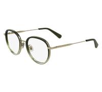 LONGCHAMP Donna LO2168 711 Montature da vista Metallo Oro Rotonda Normale