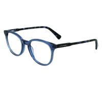LONGCHAMP Donna LO2608 424 Montature da vista Acetato Blu Squadrata Normale Fotocromatiche