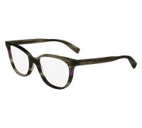 LONGCHAMP Donna LO2739 211 Montature da vista Acetato Marrone Squadrata Normale Normale
