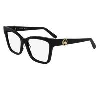 LONGCHAMP Donna LO2761 001 Montature da vista Acetato Nero Farfalla Normale